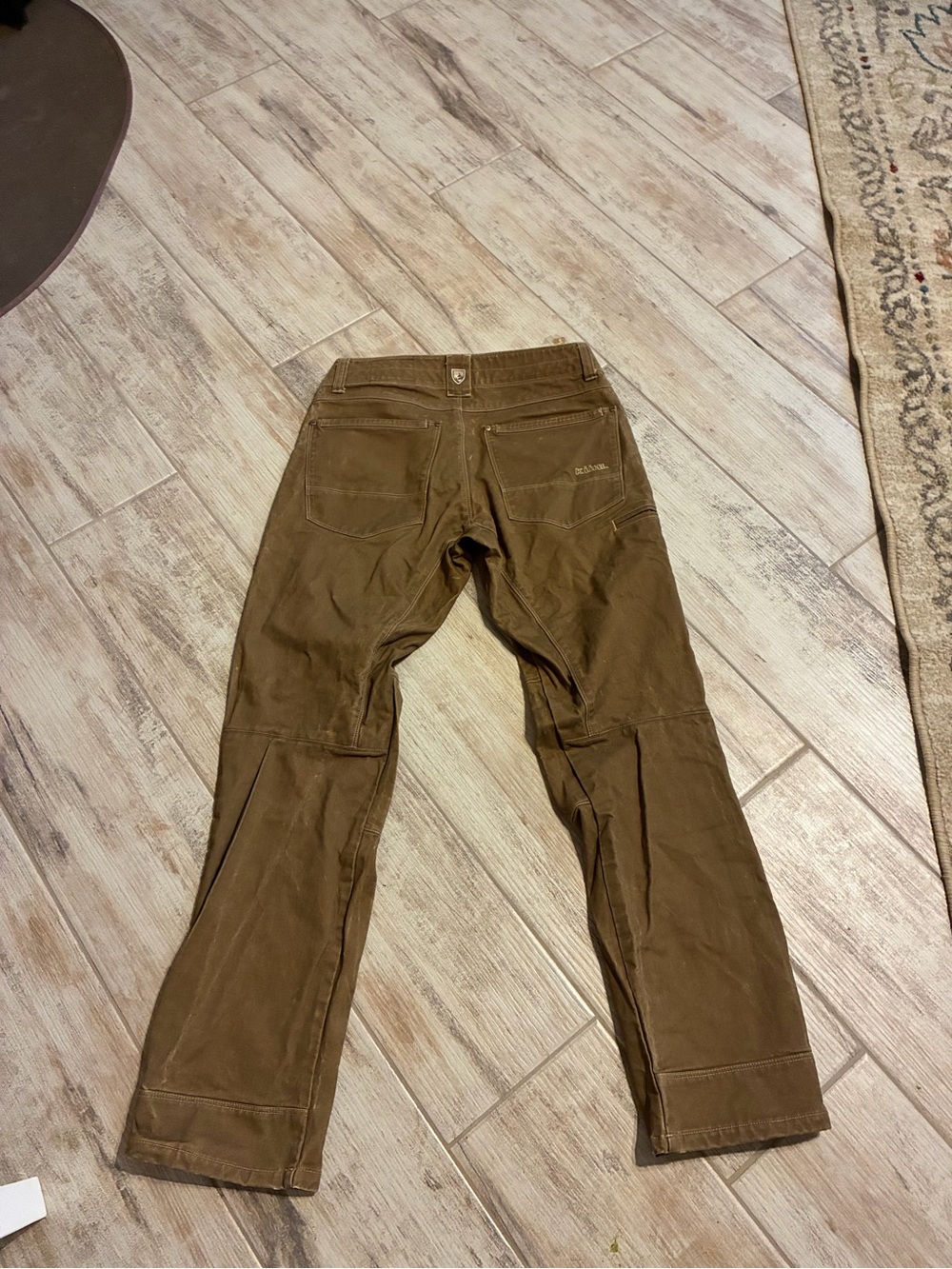 Kuhl Rydr Pants Mens 31x32 Brown Vintage Patinadye Hiking Casual Outdoor